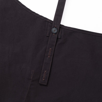 organic cottonエプロン チャコール