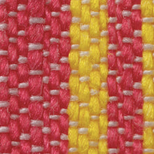 画像をギャラリービューアに読み込む, 綿麻マルチストライプエプロン レッド
