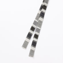 画像をギャラリービューアに読み込む, 綿麻マルチストライプエプロン ブラック
