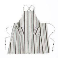 画像をギャラリービューアに読み込む, 綿麻マルチストライプエプロン ウグイス
