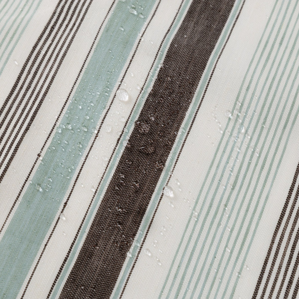 綿麻マルチストライプエプロン ウグイス