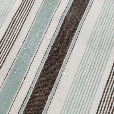 綿麻マルチストライプエプロン ウグイス