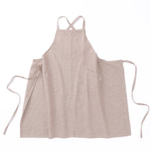 画像をギャラリービューアに読み込む, 綿ザックリオックスエプロン　ブリック
