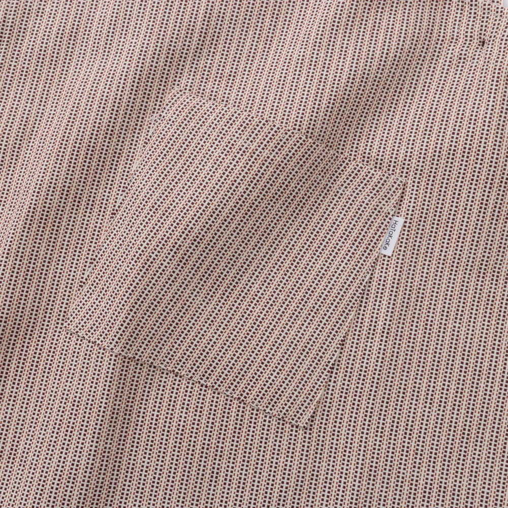 綿ザックリオックスエプロン　ブリック