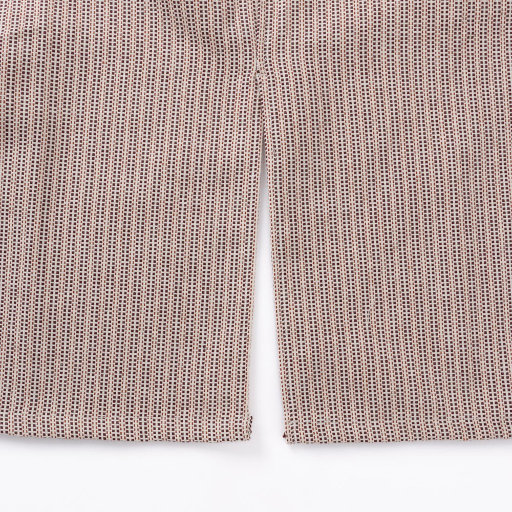 綿ザックリオックスエプロン　ブリック