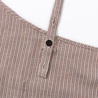 綿ザックリオックスエプロン　ブリック