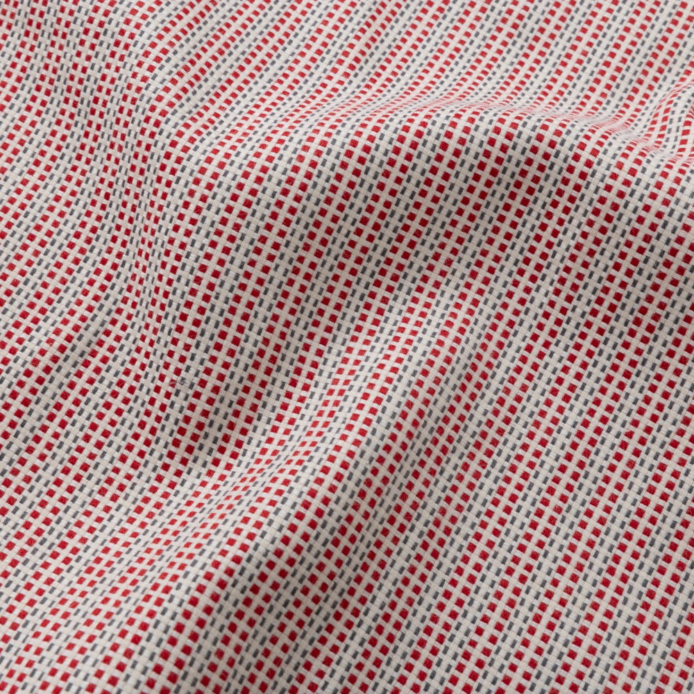 綿ザックリオックスエプロン　レッド