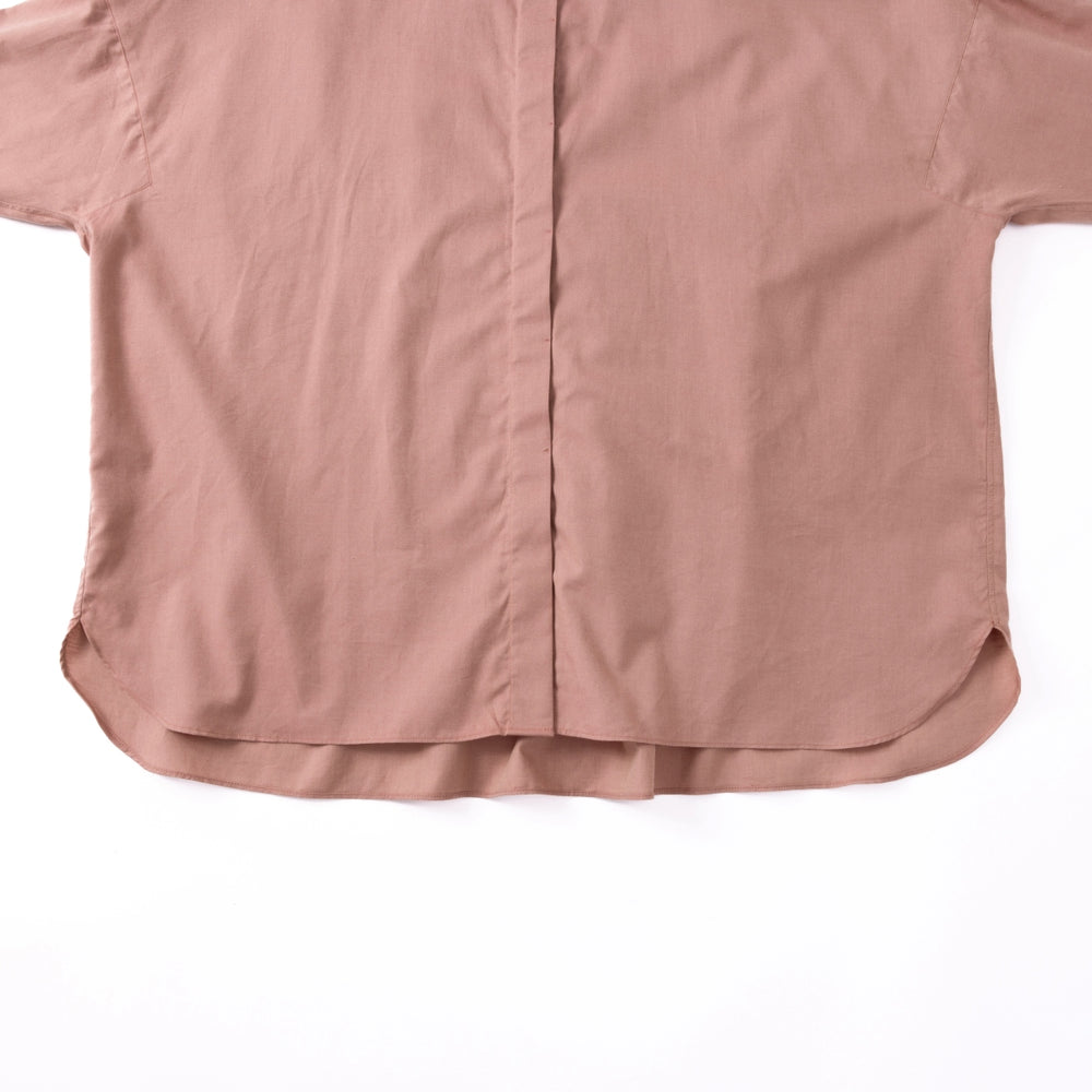 cotton シルクワイドブラウス