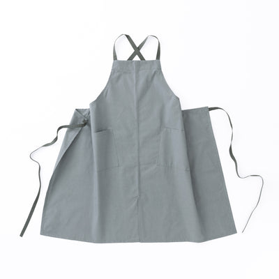 organic cottonエプロン フォググレー