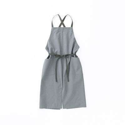 organic cottonエプロン フォググレー