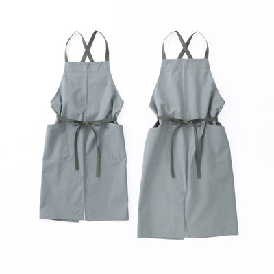 organic cottonエプロン フォググレー