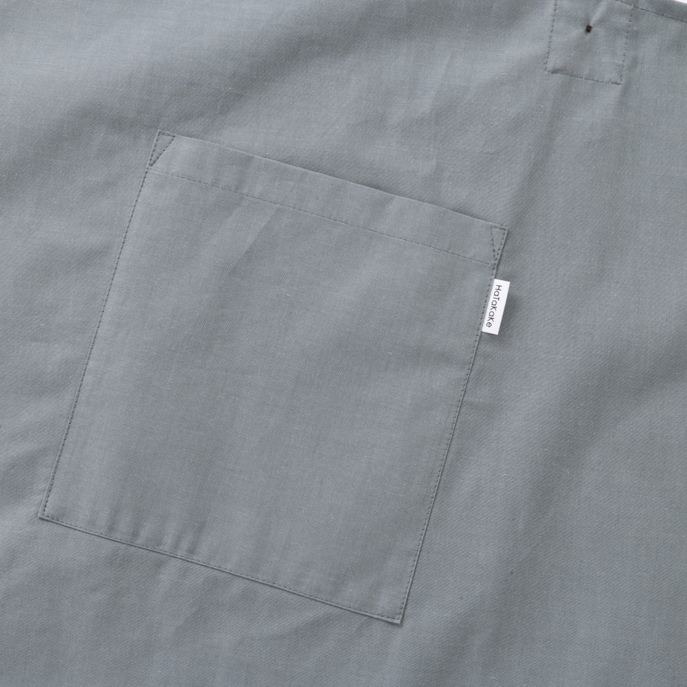 organic cottonエプロン フォググレー