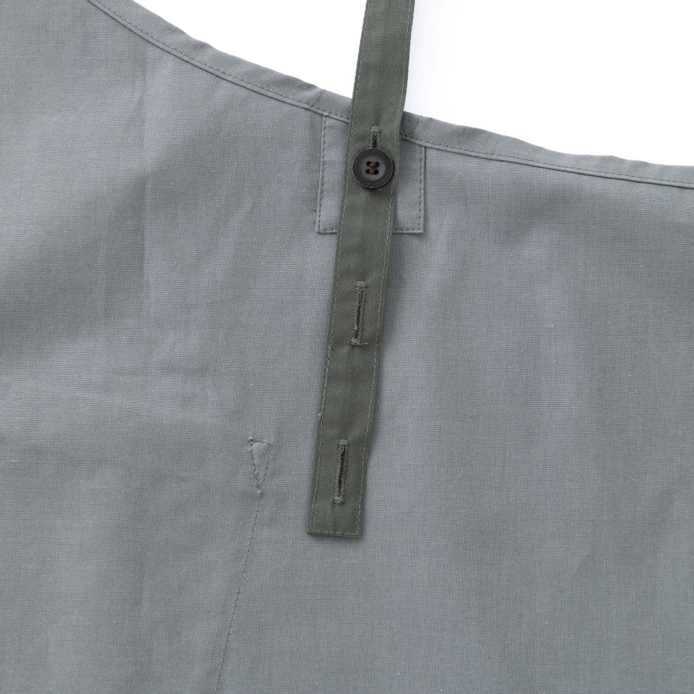 organic cottonエプロン フォググレー