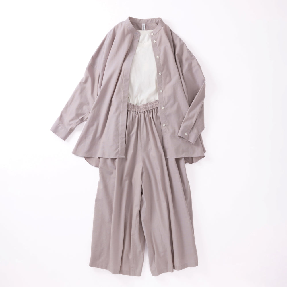 cotton シルクワイドブラウス