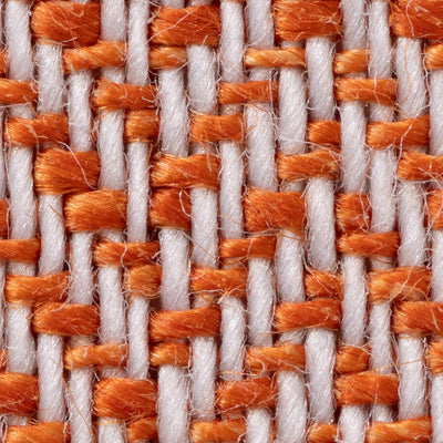 綿麻ヘリンボーン エプロン オレンジ