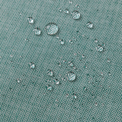 綿麻ヘリンボーン エプロン グリーン