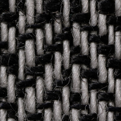 綿麻ヘリンボーン エプロン ブラック