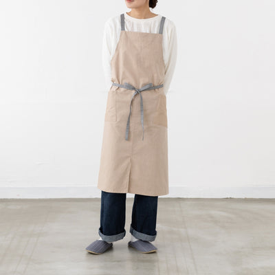 organic cottonエプロン カフェ
