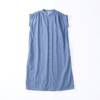 cottonボイル　ギャザーワンピース