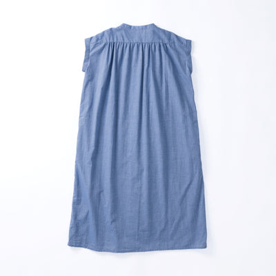 cottonボイル　ギャザーワンピース