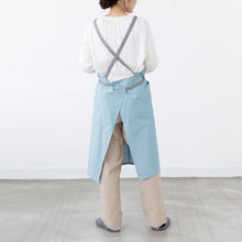 画像をギャラリービューアに読み込む, organic cottonエプロン スカイブルーST
