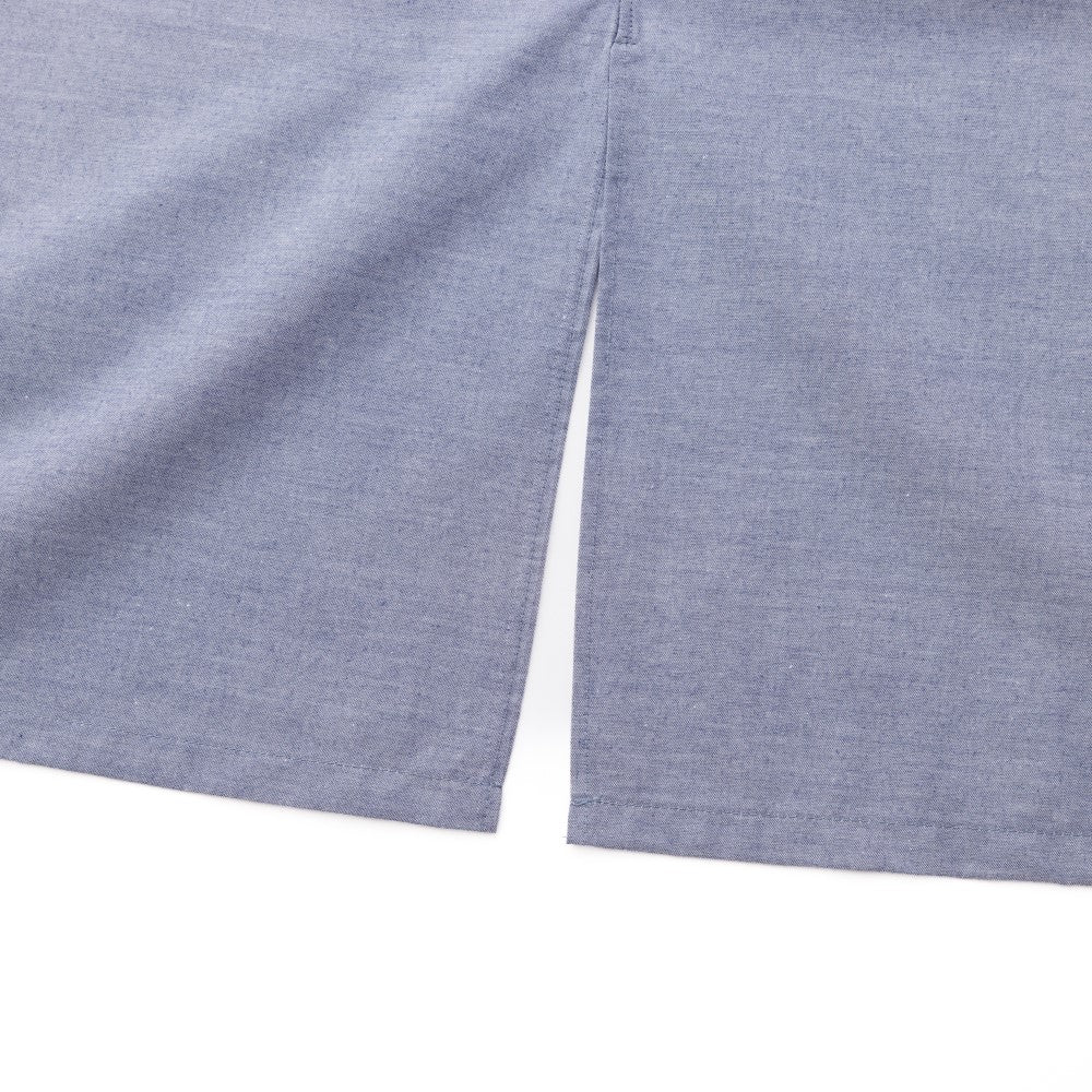 organic cottonエプロン ネイビー