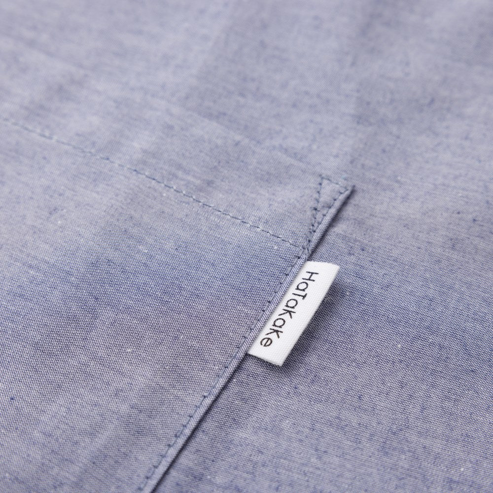 organic cottonエプロン ネイビー