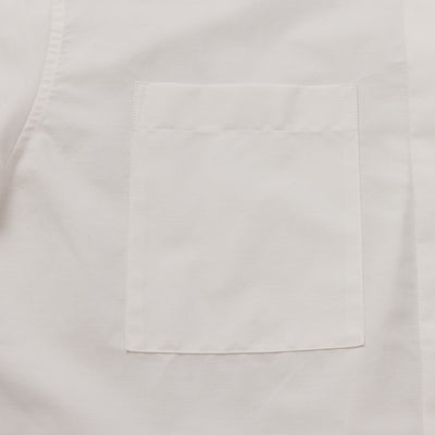 organic cottonロングシャツ【HaTaKaKe shiro】