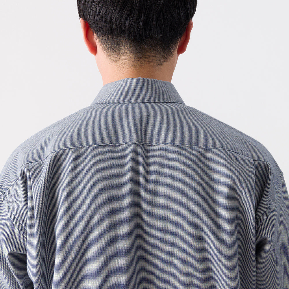 organic cotton twillシャツ