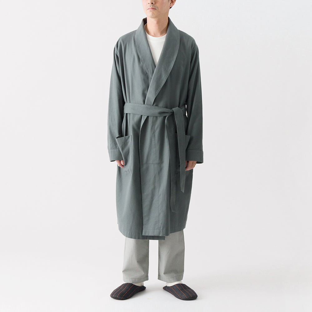 cotton silk flannel ハオリガウン