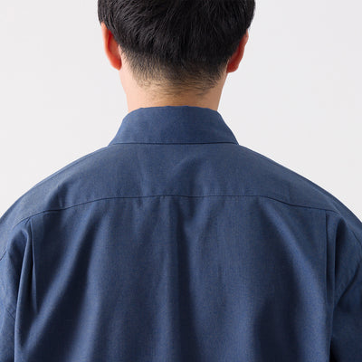 organic cotton twillシャツ