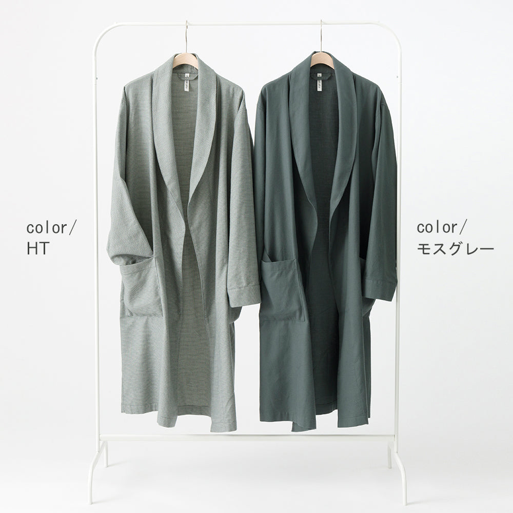 cotton silk flannel ハオリガウン